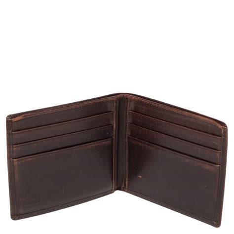 versace brown leather wallet|Versace wallets for ladies.